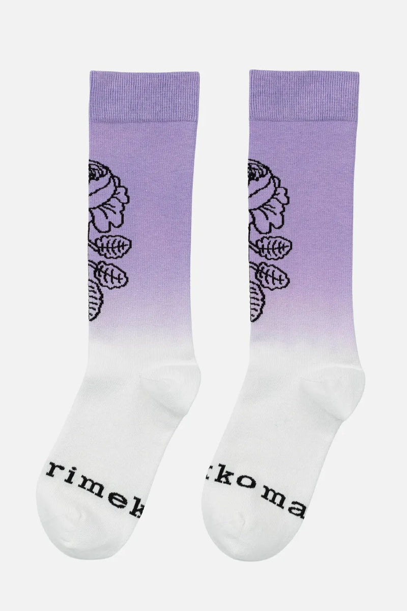 Marimekko Kioski Detsku Vihkiruusu logo sukat - liila / valkoinen