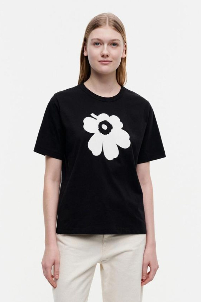 Marimekko Erna unikko t-paita