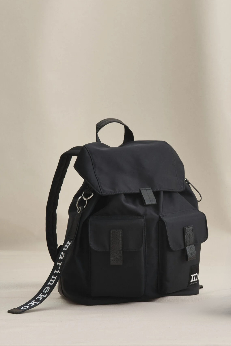 Marimekko Everything Backpack L large Solid backpack - black