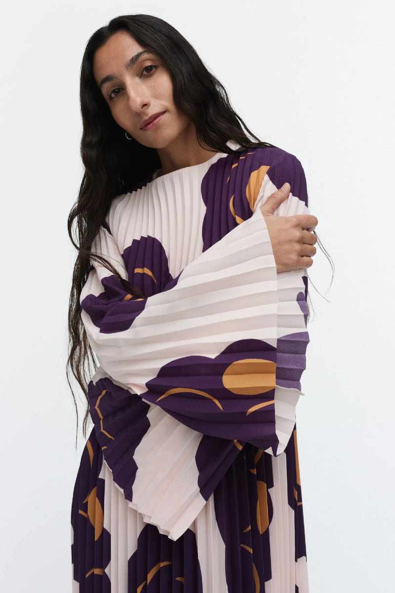 Marimekko Frosti Tumma mekko - vaaleanpunainen / violetti