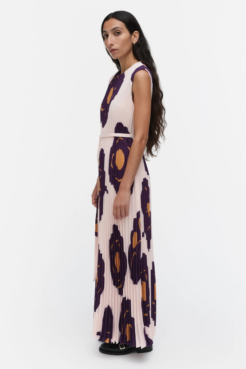 Marimekko Juhlia Tumma mekko - vaaleanpunainen / violetti