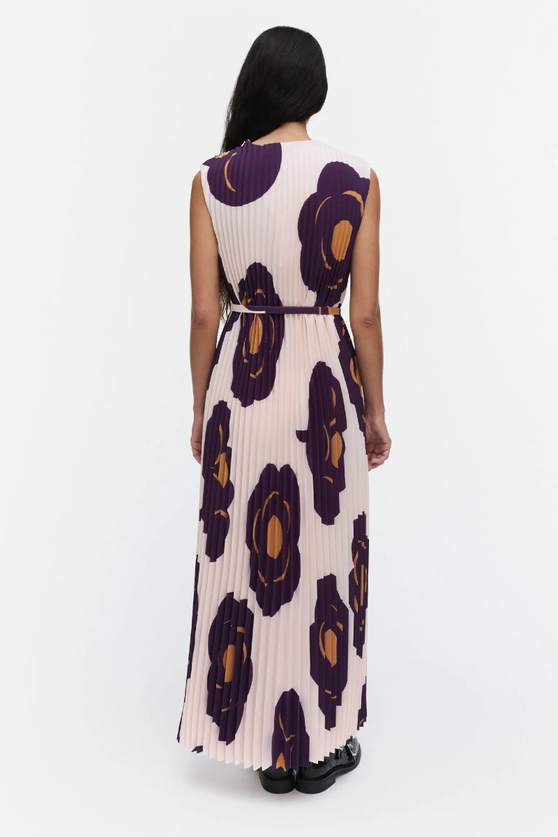 Marimekko Juhlia Tumma mekko - vaaleanpunainen / violetti