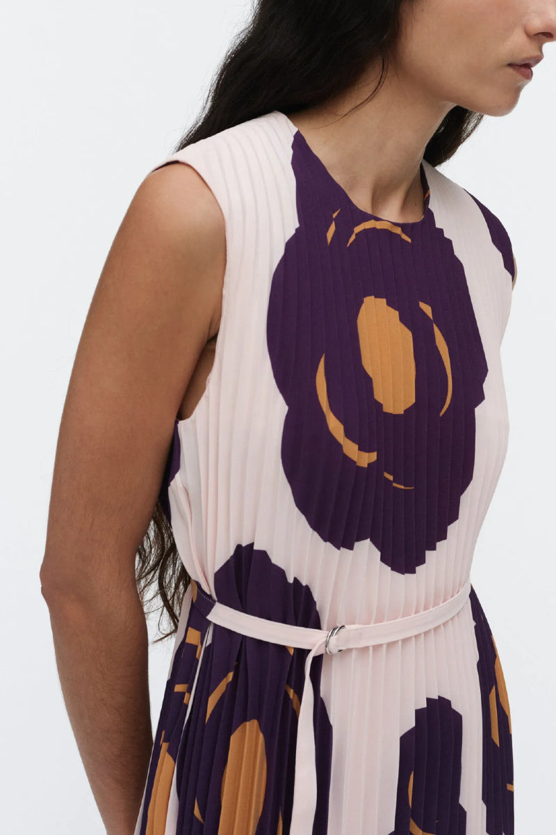 Marimekko Juhlia Tumma mekko - vaaleanpunainen / violetti