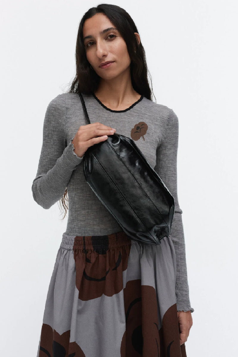 Marimekko Karla Patent olkalaukku - musta