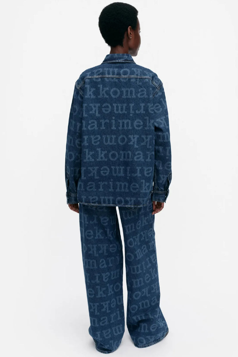 Marimekko Maridenim Vaihe Logo farkkupaita - mid indigo