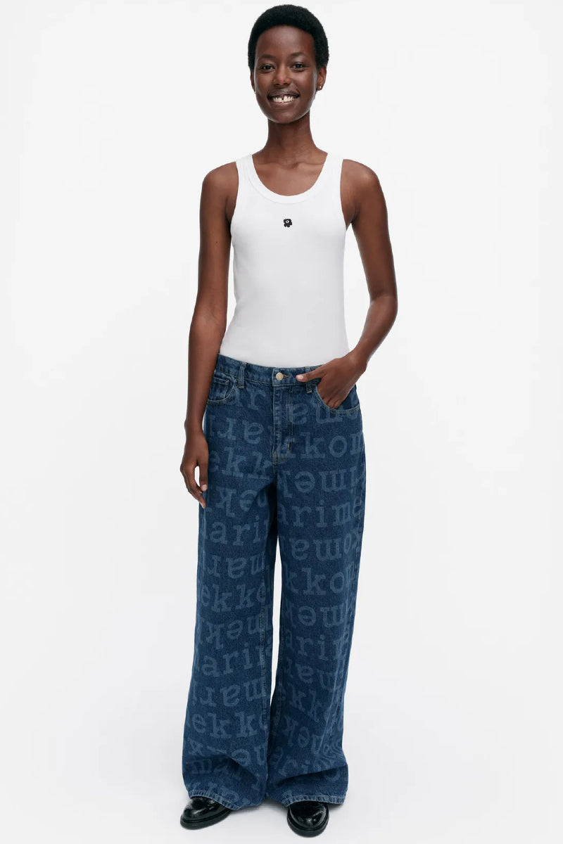 Marimekko Maridenim Loose logo farkut