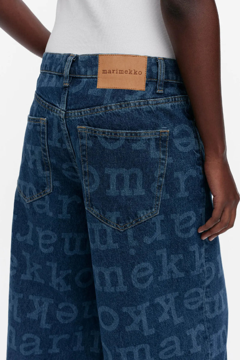 Marimekko Maridenim Loose logo farkut