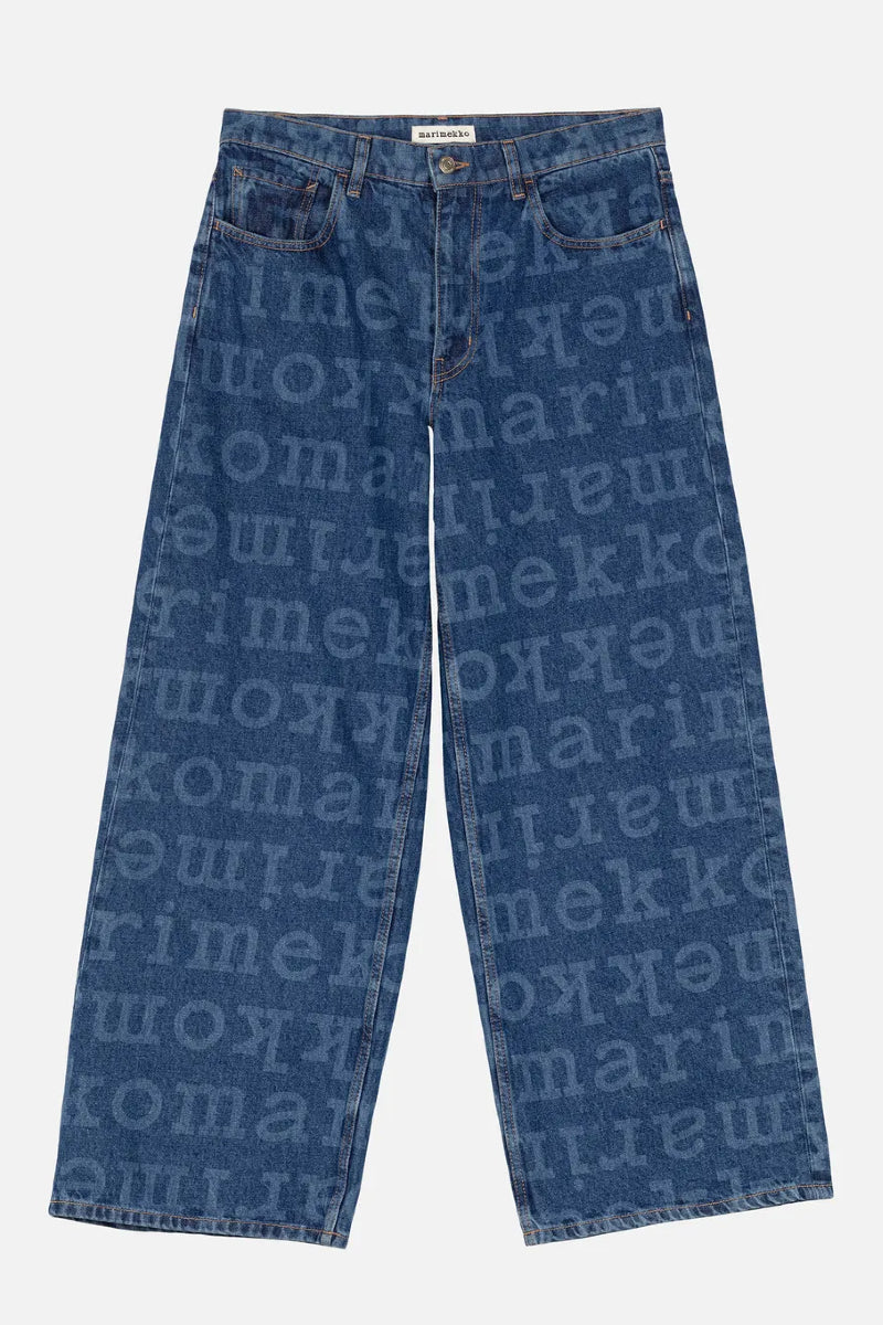 Marimekko Maridenim Loose logo farkut