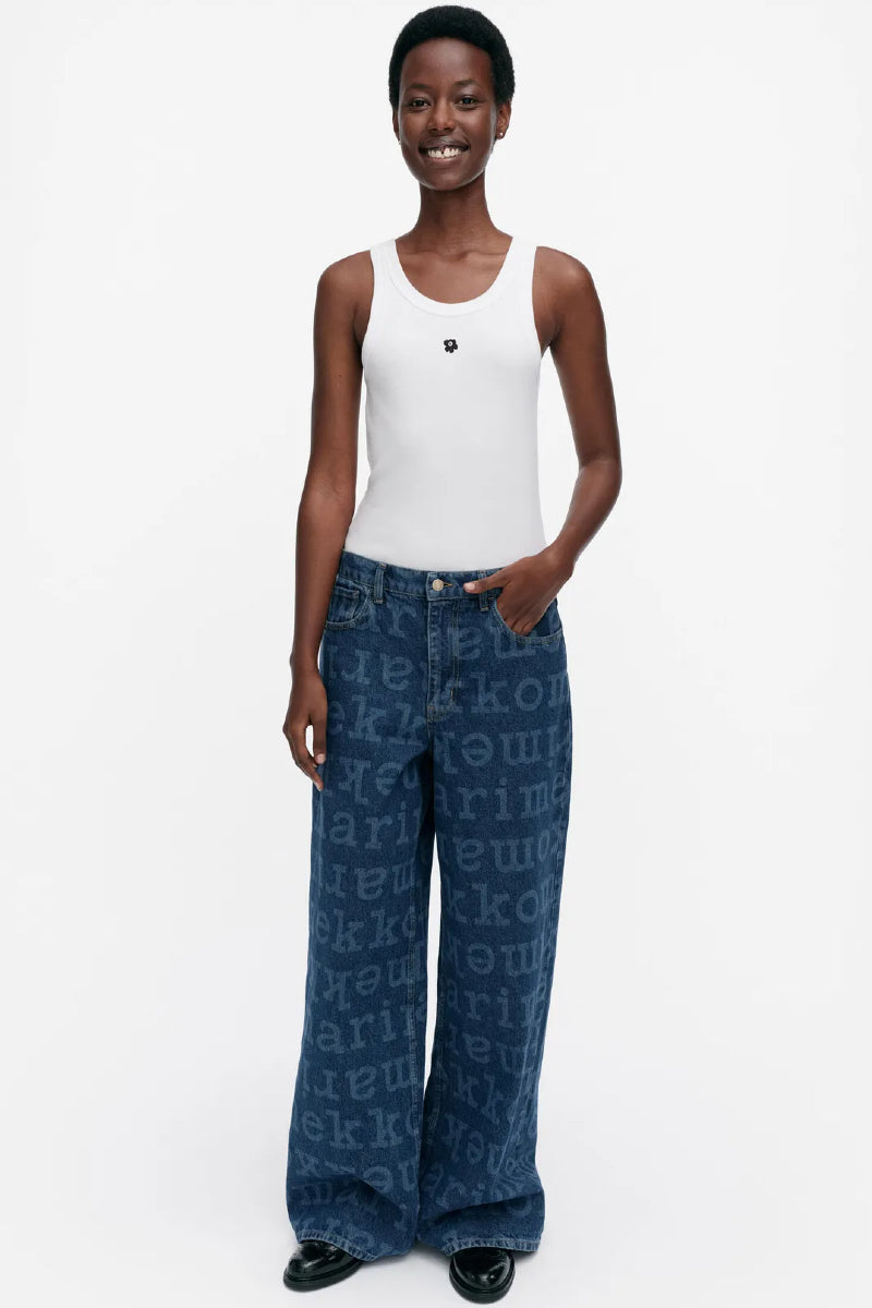 Marimekko Maridenim Loose logo farkut