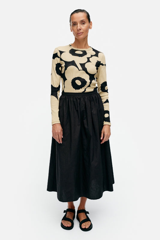Marimekko Meimi Mini Unikko skirt - black