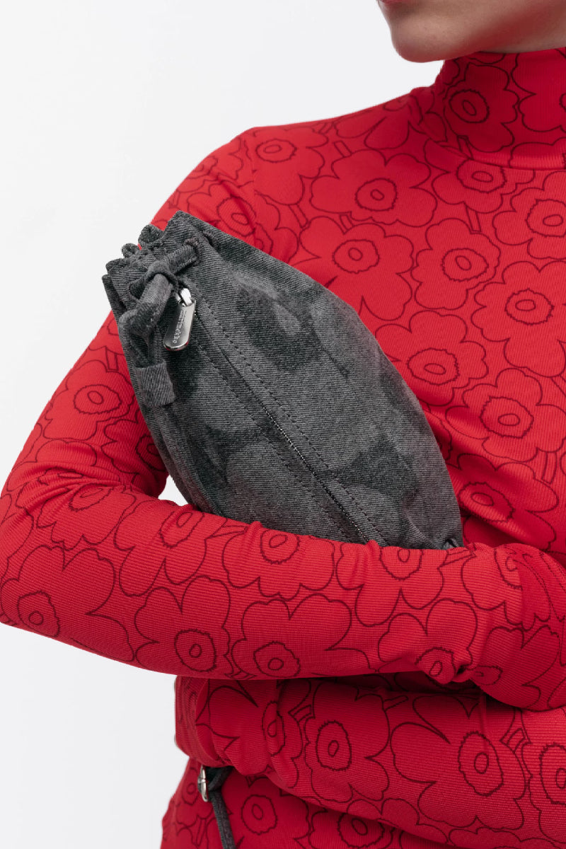 Marimekko Pikku Karla Denim olkalaukku - harmaa