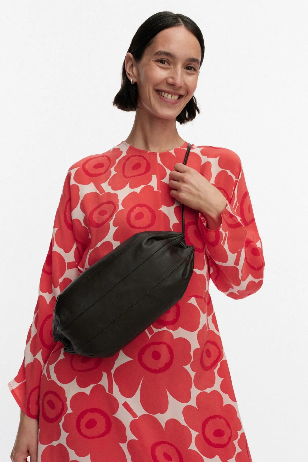 Marimekko Karla olkalaukku - tummanruskea