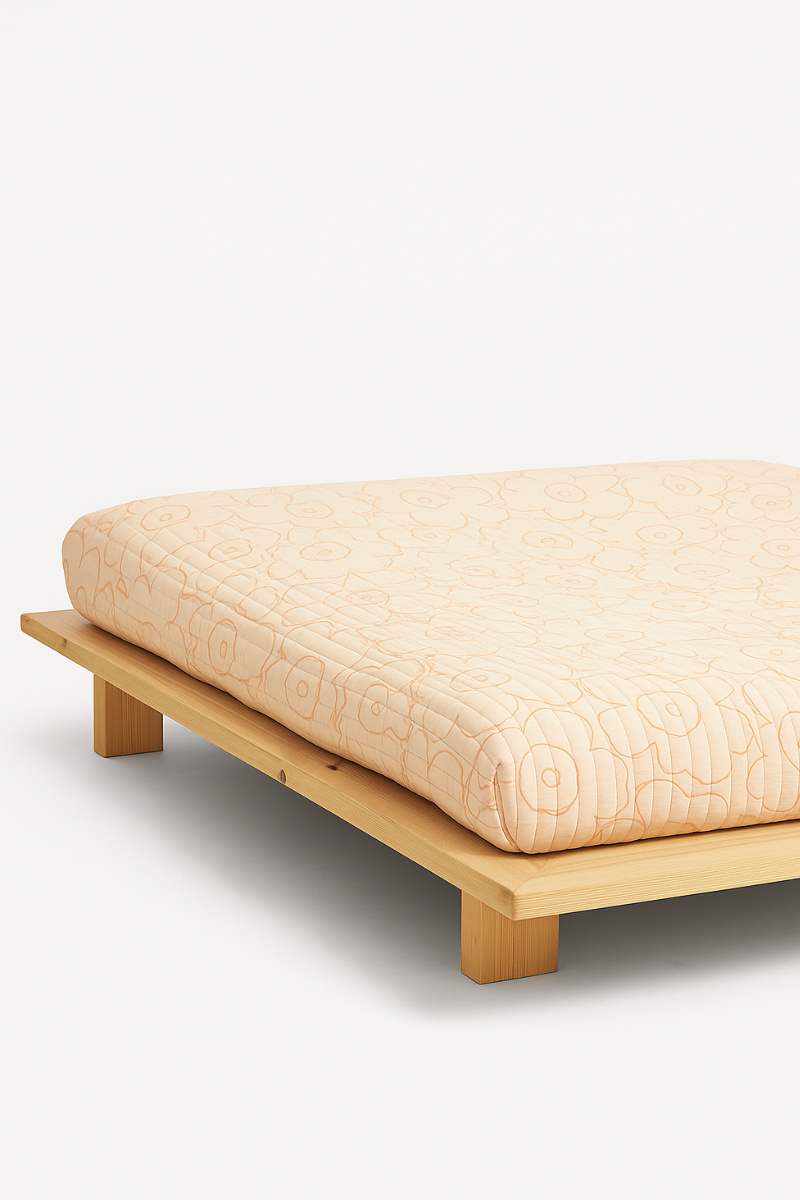 Marimekko Unikko bedspread 260x260cm - beige