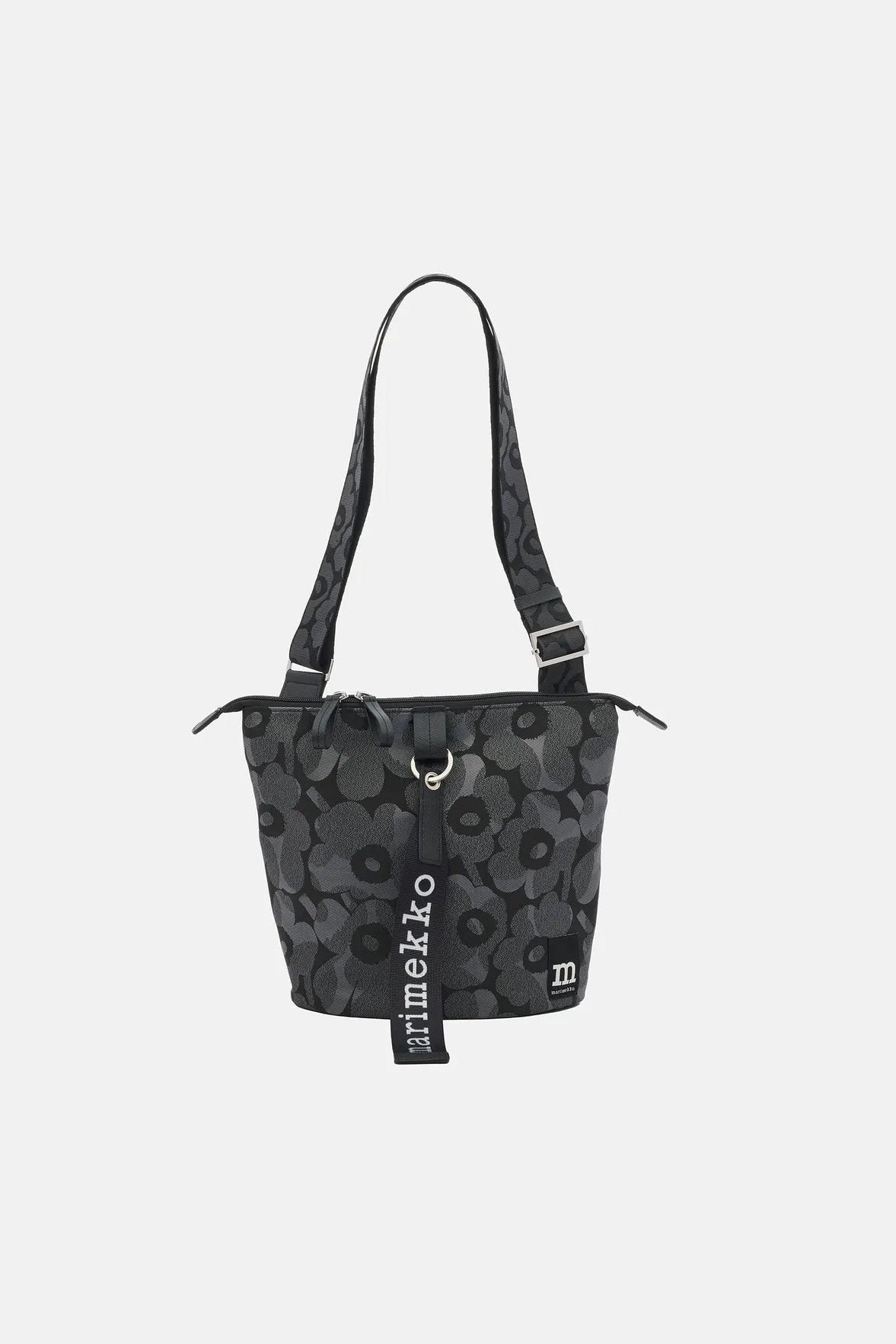 Marimekko Carry All Unikko laukku - harmaa / musta