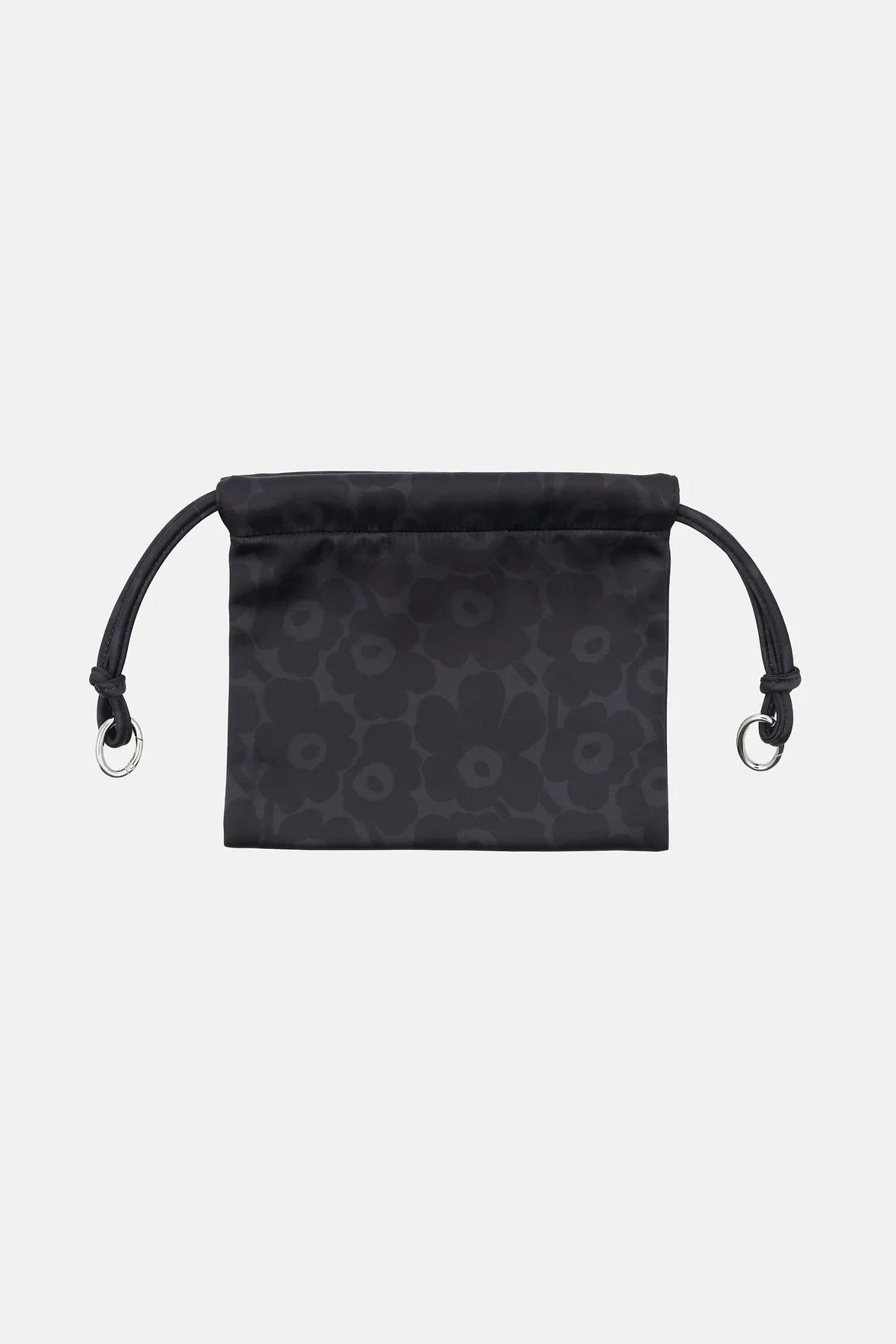 Marimekko Cirra Satin Unikko käsilaukku - tummanharmaa