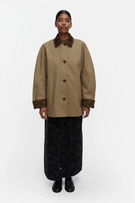 Marimekko Essee Solid Takki - vihreä