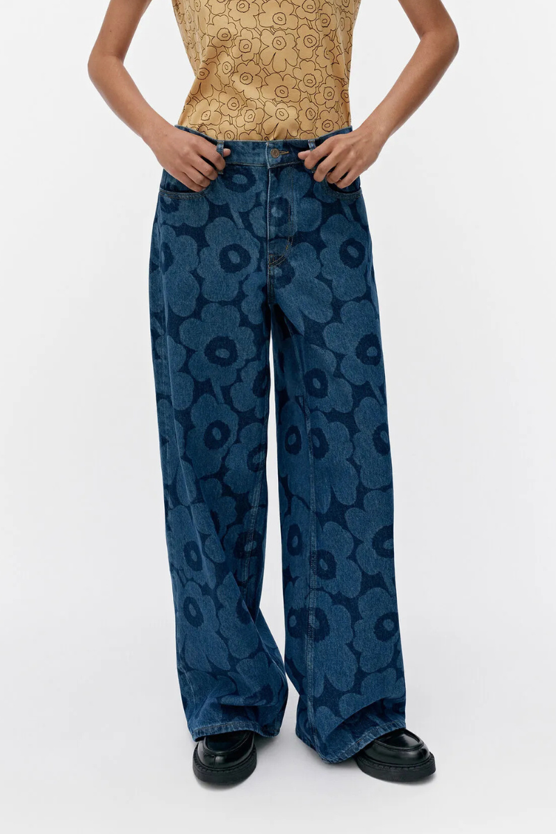 Marimekko Maridenim Loose Unikko jeans