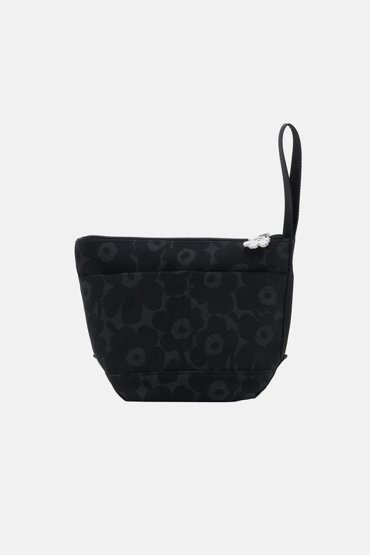 Marimekko Mini Unikko Toisto Kosmetiikkalaukku - musta