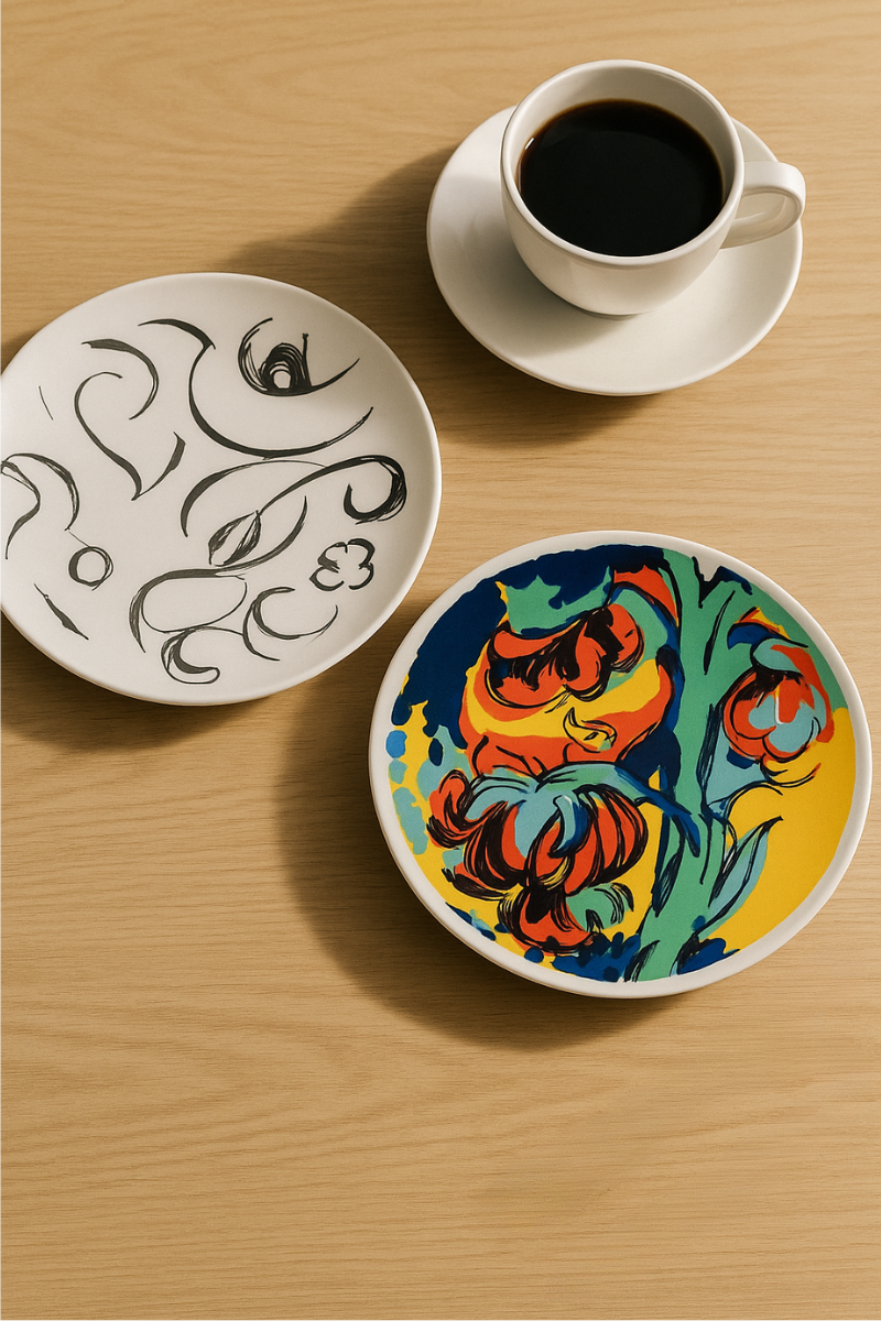 Marimekko Oiva Vildstjälk & Kraftmo lautanen 25cm - 2kpl