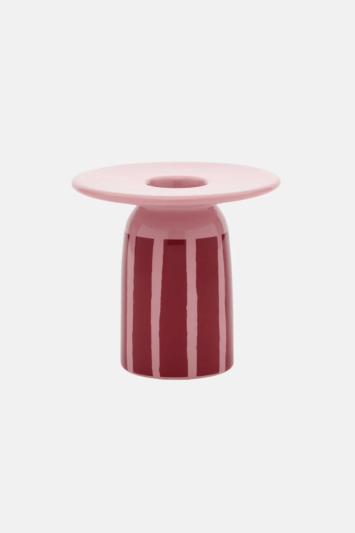 Marimekko Piccolo Kynttilänjalka 8cm - punainen / vaaleanpunainen