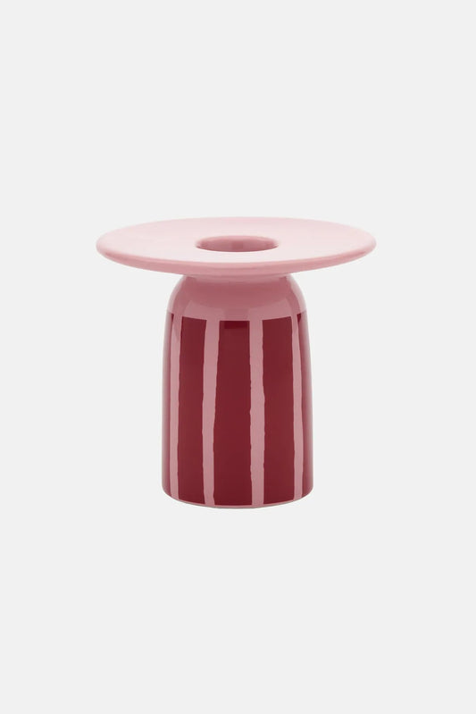 Marimekko Piccolo Kynttilänjalka 8cm - punainen / vaaleanpunainen