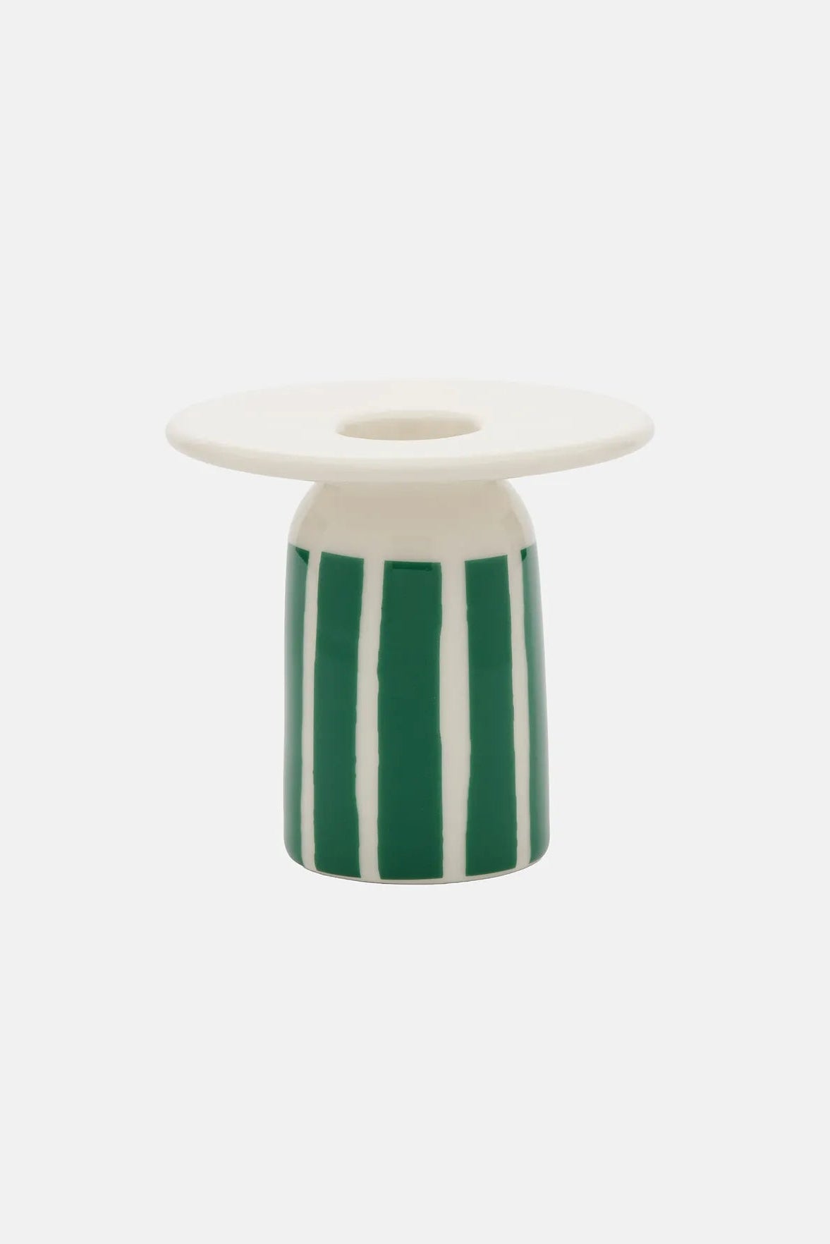 Marimekko Piccolo Kynttilänjalka 8cm - vihreä / valkoinen
