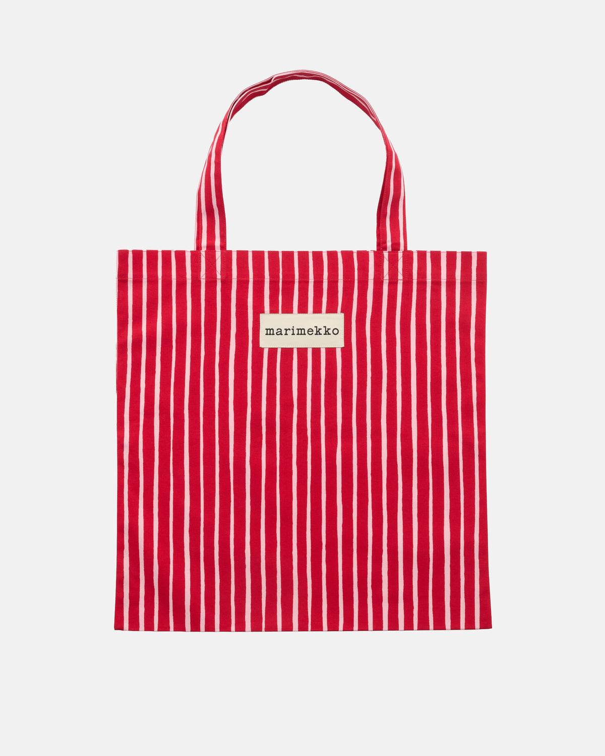 Marimekko Piccolo kassi 43 × 44 cm – vaaleanpunainen / karpalo