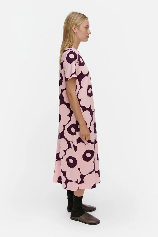 Marimekko Pisteinen Unikko mekko - vaaleanpunainen