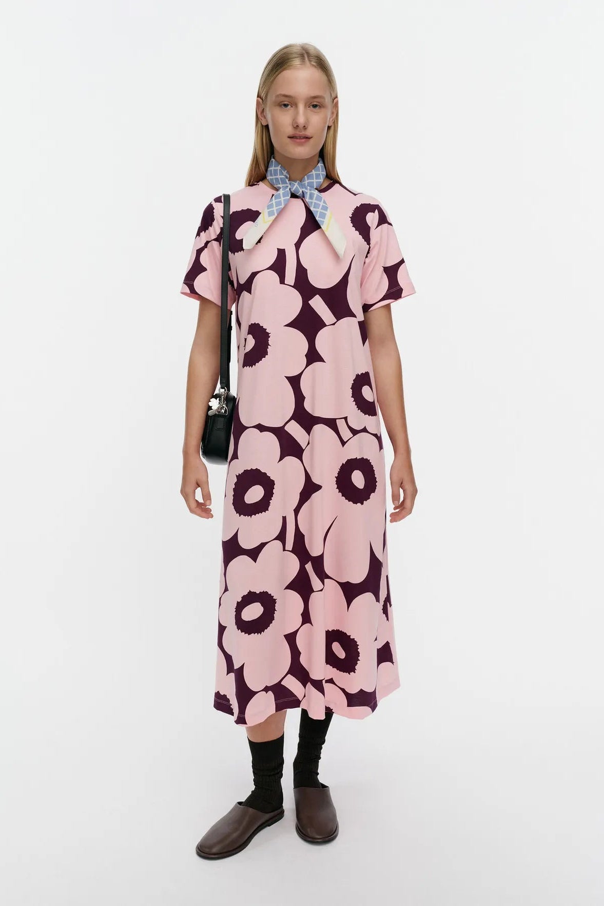 Marimekko Pisteinen Unikko mekko - vaaleanpunainen