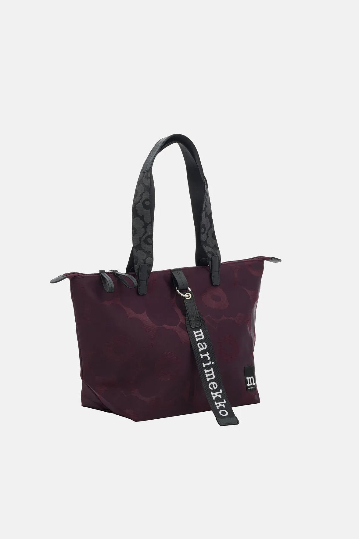 Marimekko Tote M Unikko laukku - viininpunainen