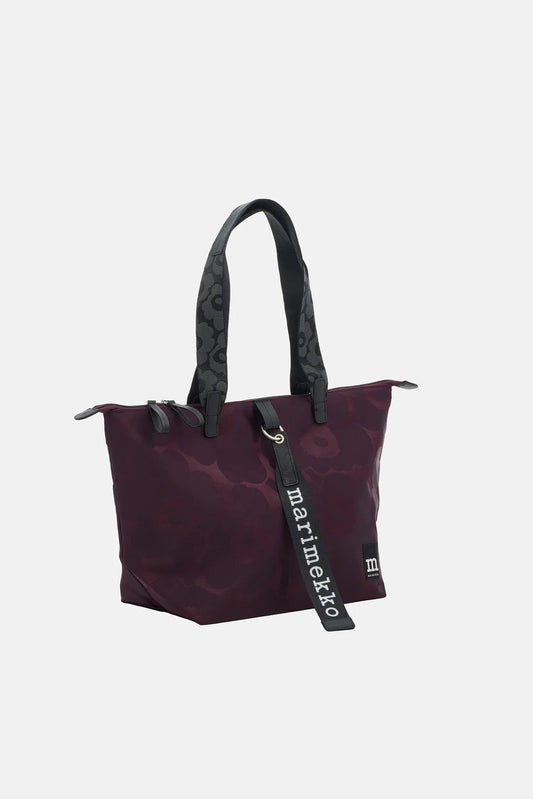 Marimekko Tote M Unikko laukku - viininpunainen