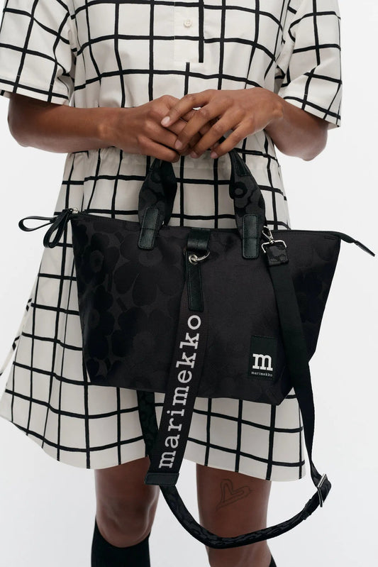 Marimekko Tote S Unikko Laukku - musta