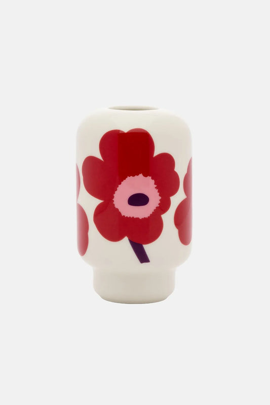 Marimekko  Unikko Keraaminen maljakko - punainen