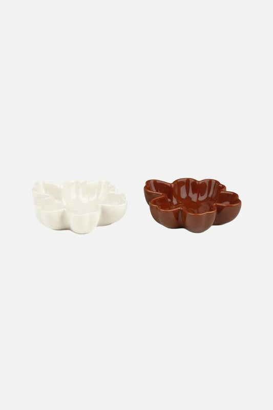 Marimekko Unikko Kulho 11 cm 2 pcs - valkoinen / tiili