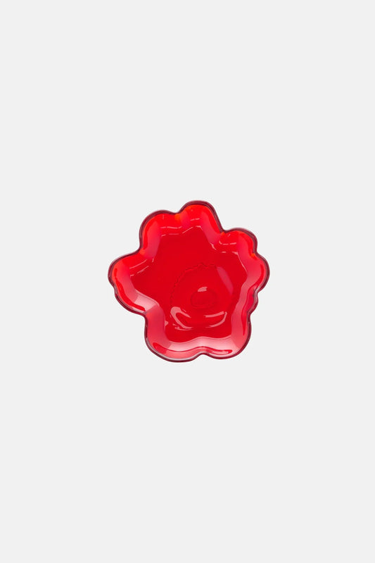 Marimekko Unikko Lasilautanen 13 cm - punainen