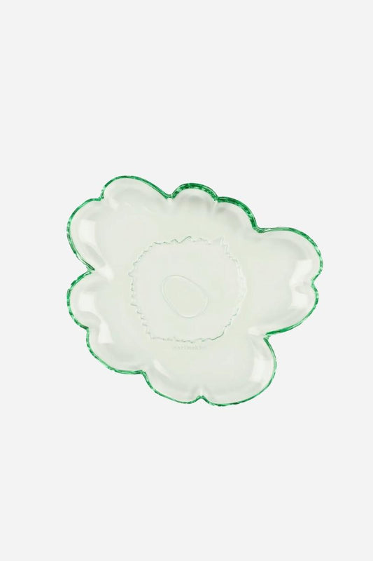 marimekko unikko lasilautanen 20 cm vihreä