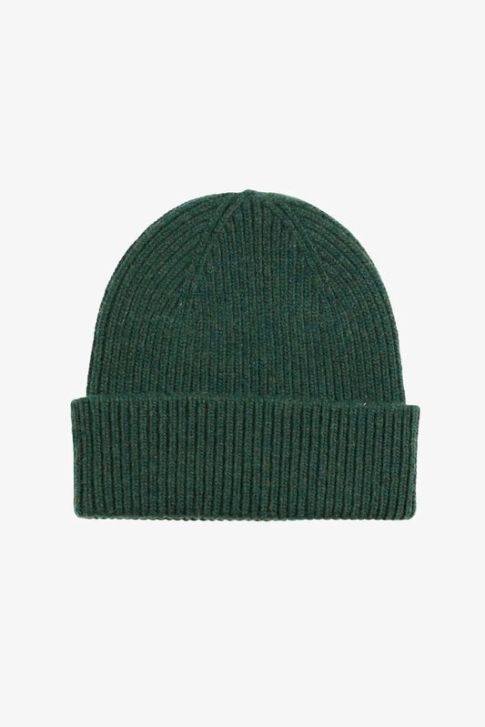 Colorful Standard Merino wool beanie - emerald green