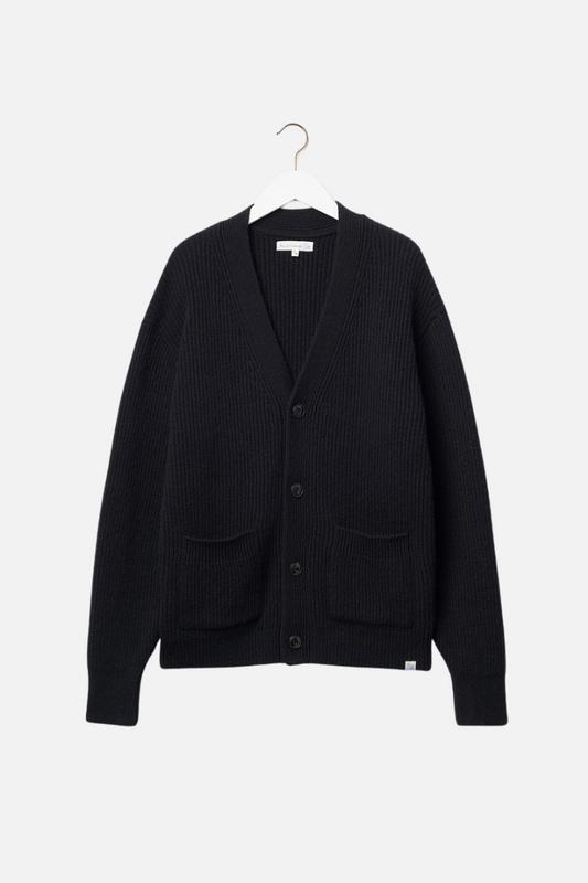 Merz b. Schwanen Cardigan - deep black