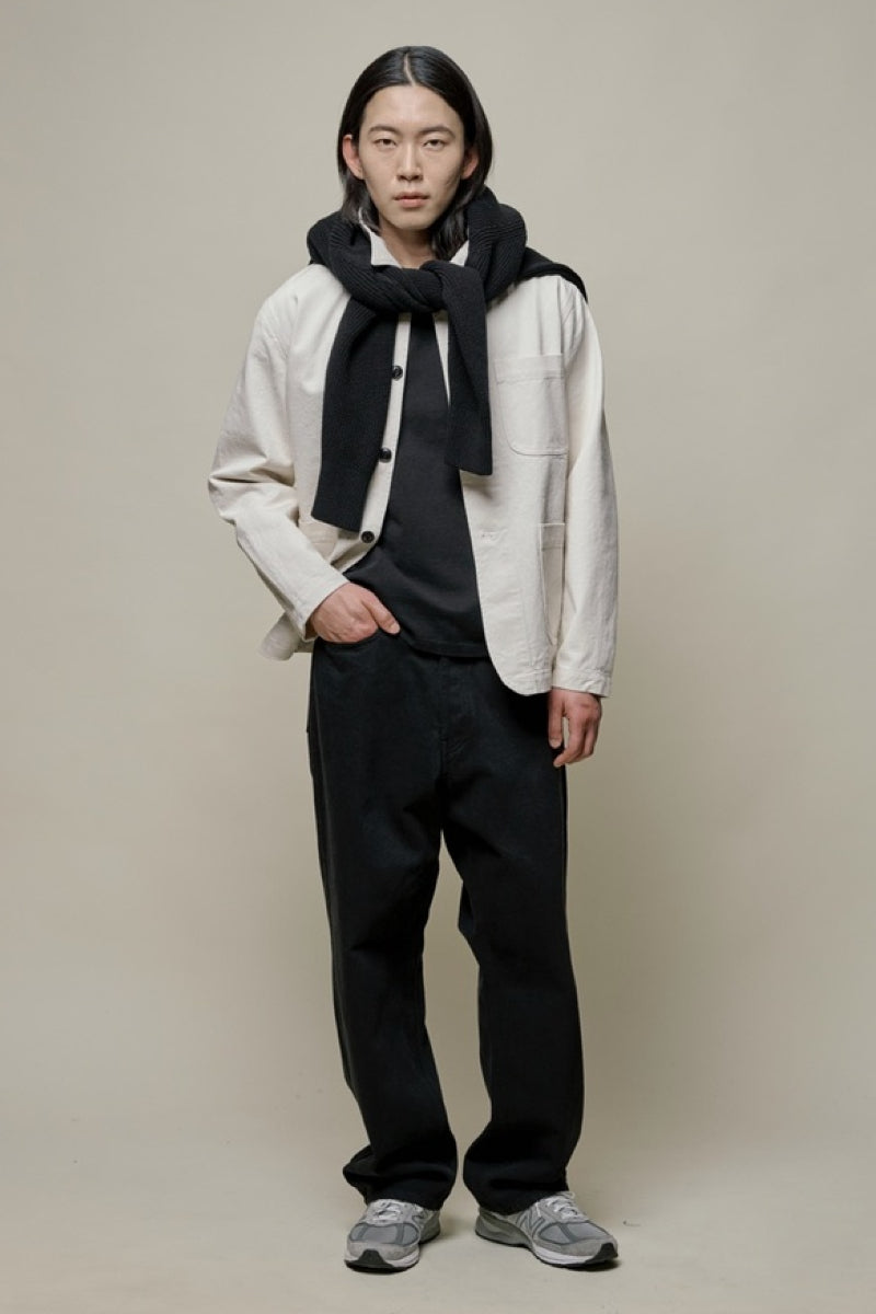 Merz B. Schwanen Classic Cotton Jersey T-shirt - deep black