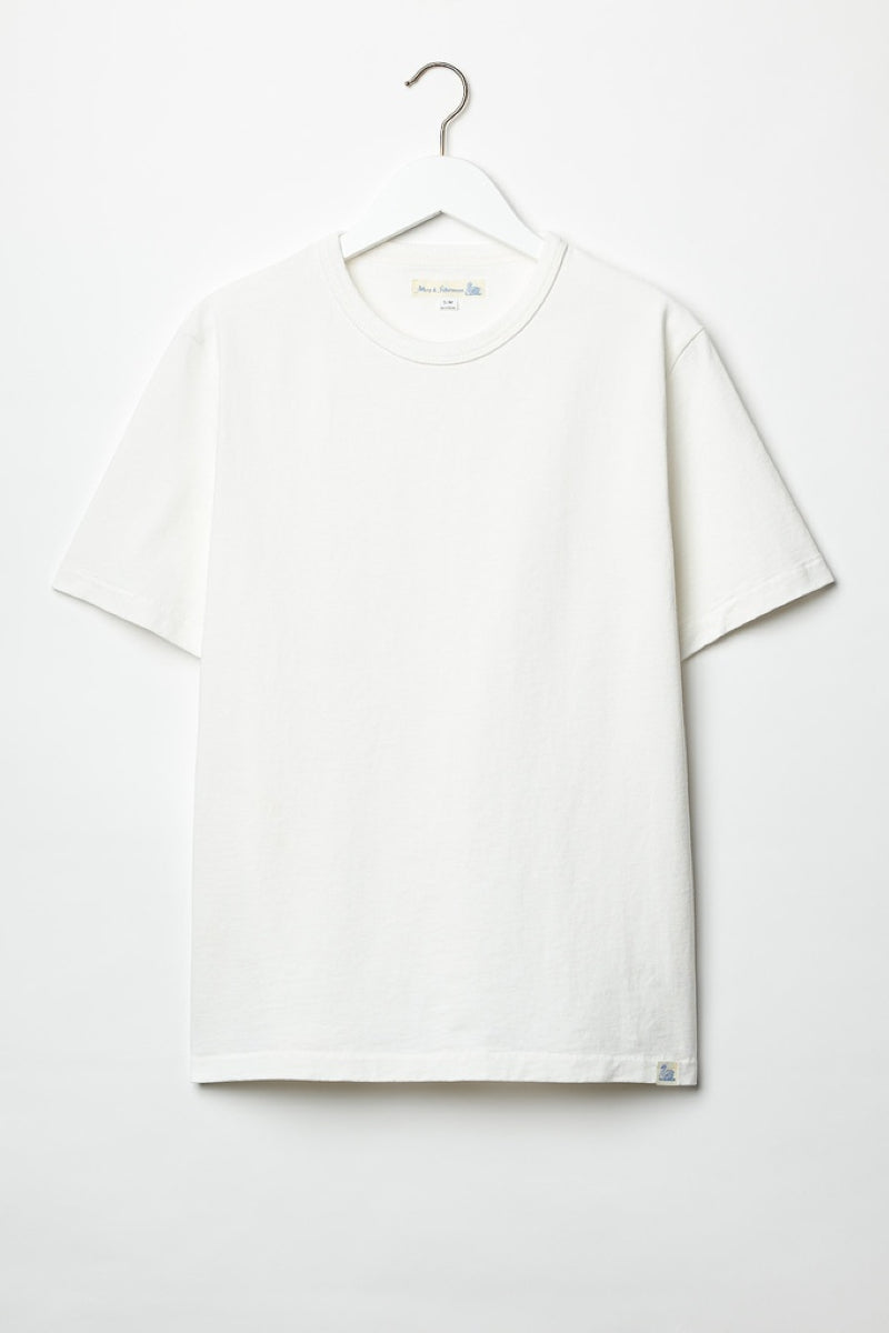 Merz B. Schwanen Classic Cotton Jersey T-shirt - white