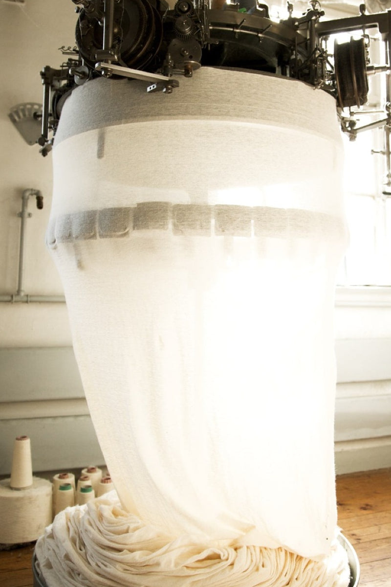 Merz B. Schwanen 2S18 Loopwheeled Relaxed Fit Heavyweight Longsleeve - nature