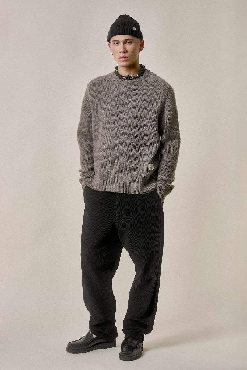 Merz b. Schwanen Waffle Structured pullover - Grain