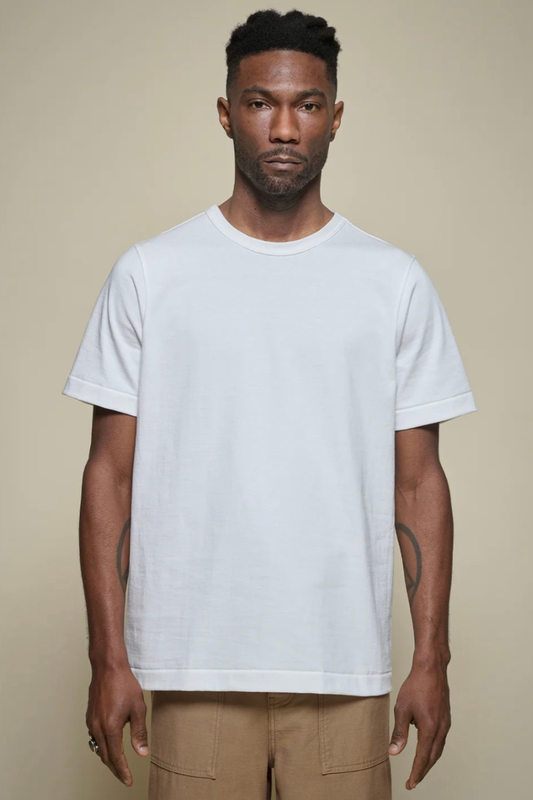 Merz b. Schwanen 214 Loopwheeled t-shirt - white