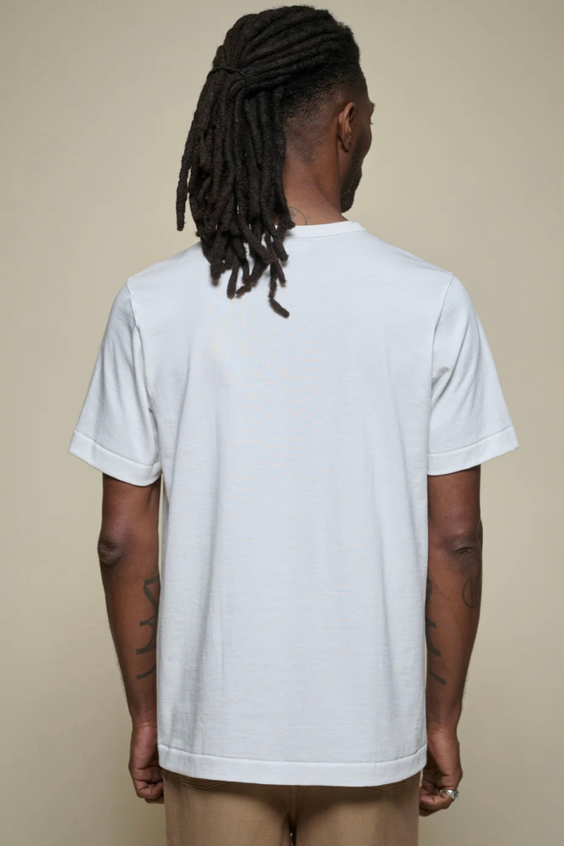 Merz b. Schwanen 214 Loopwheeled t-shirt - white