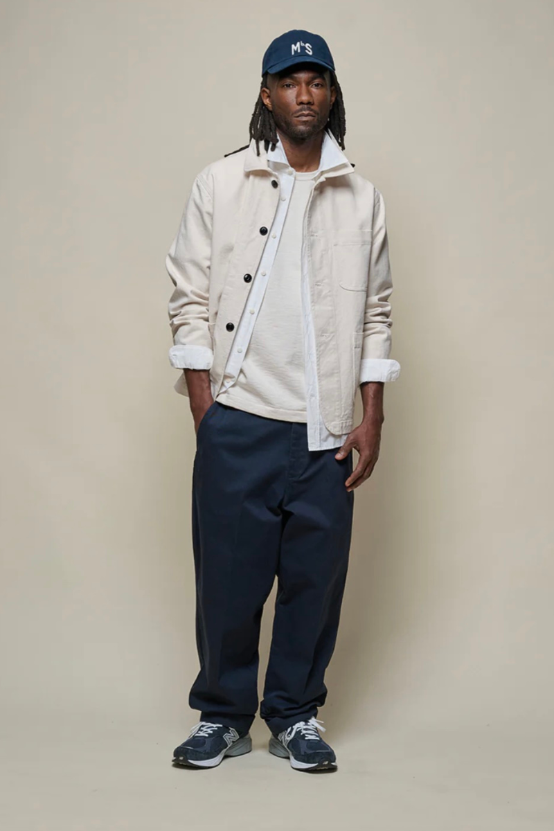 Merz b. Schwanen 2S14 Loopwheeled t-shirt - nature