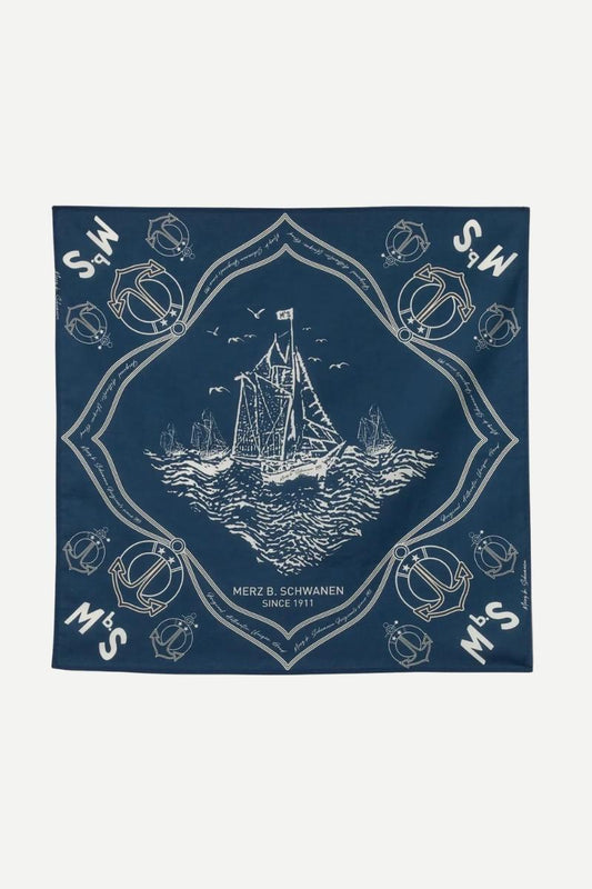 Printtikuvioinen sininen bandana