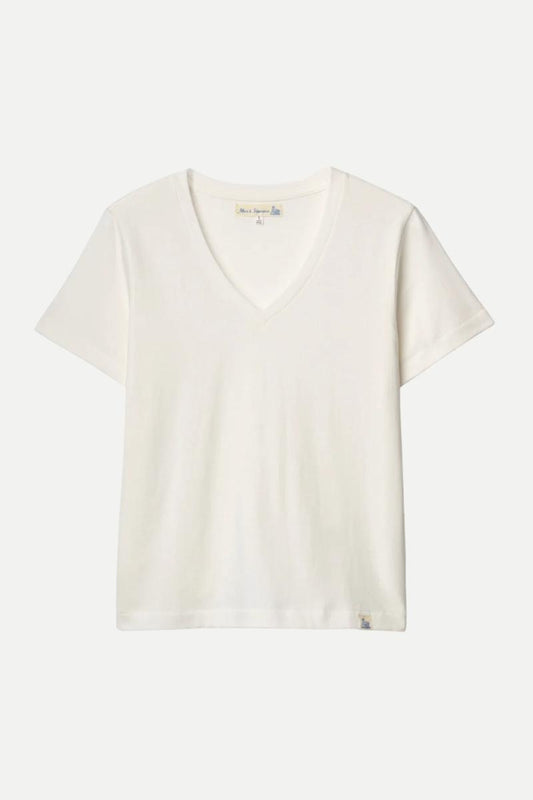 Naisten t-paita v-pääntiellä