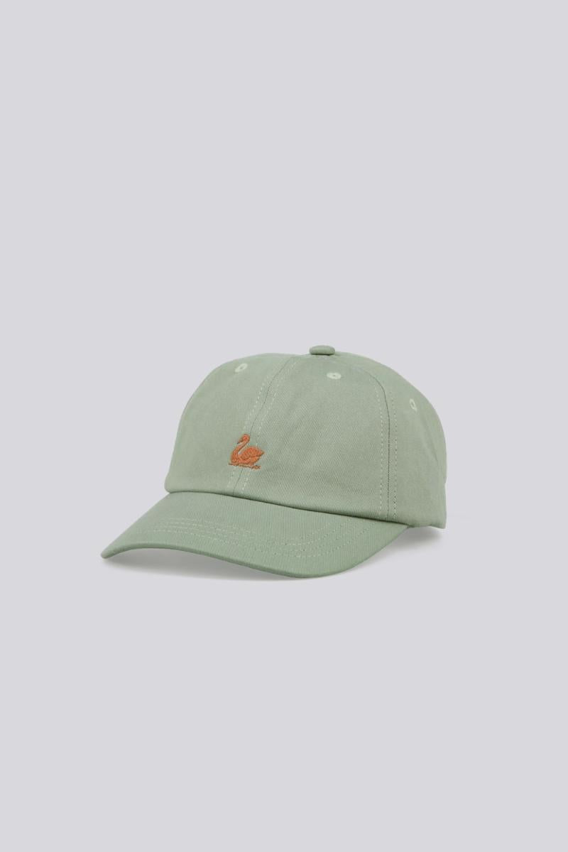 Merz b. Schwanen Swan logo cap - light army / khaki