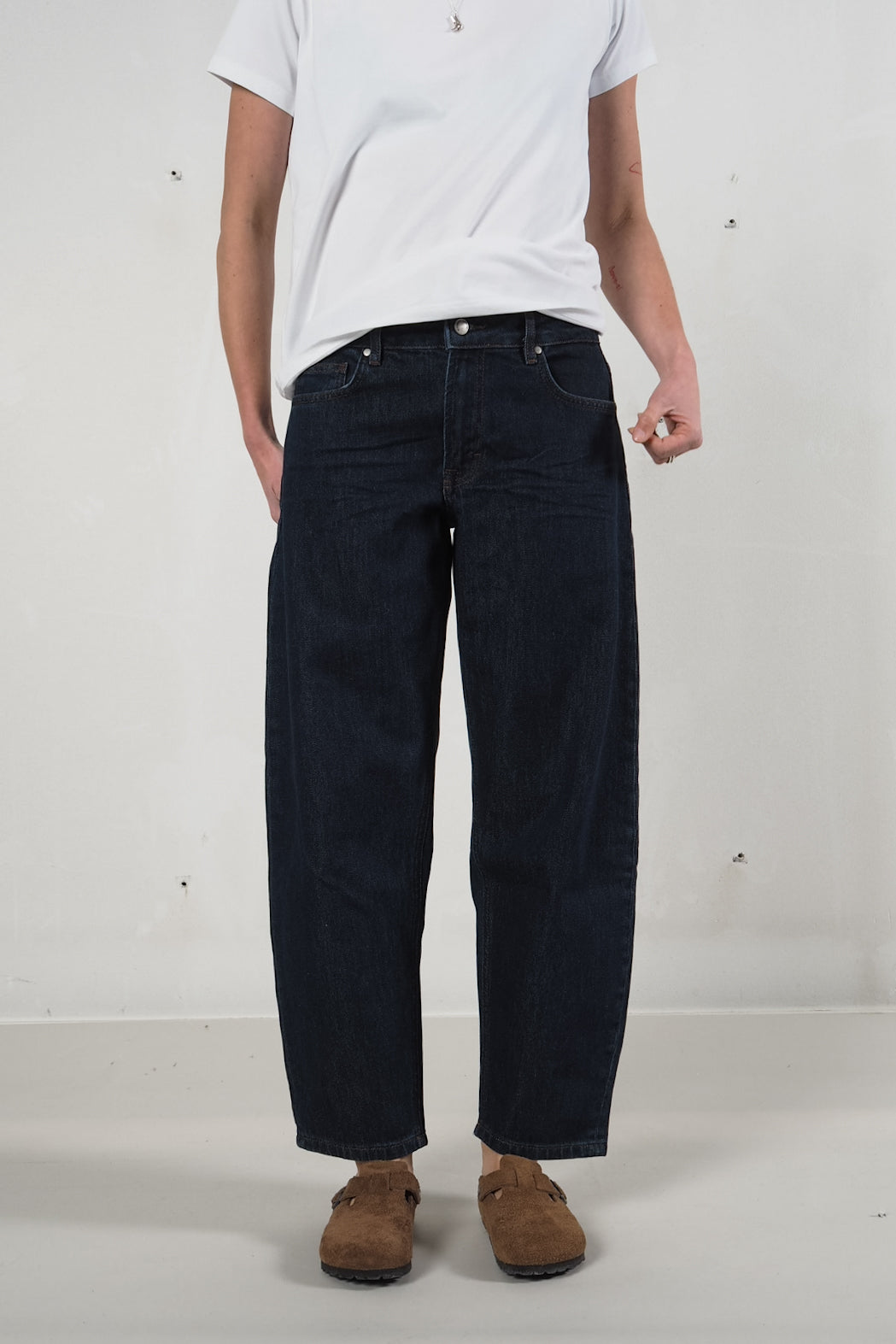 My Essential Wardrobe BalooMW 139 High Barrel - dark blue un-wash