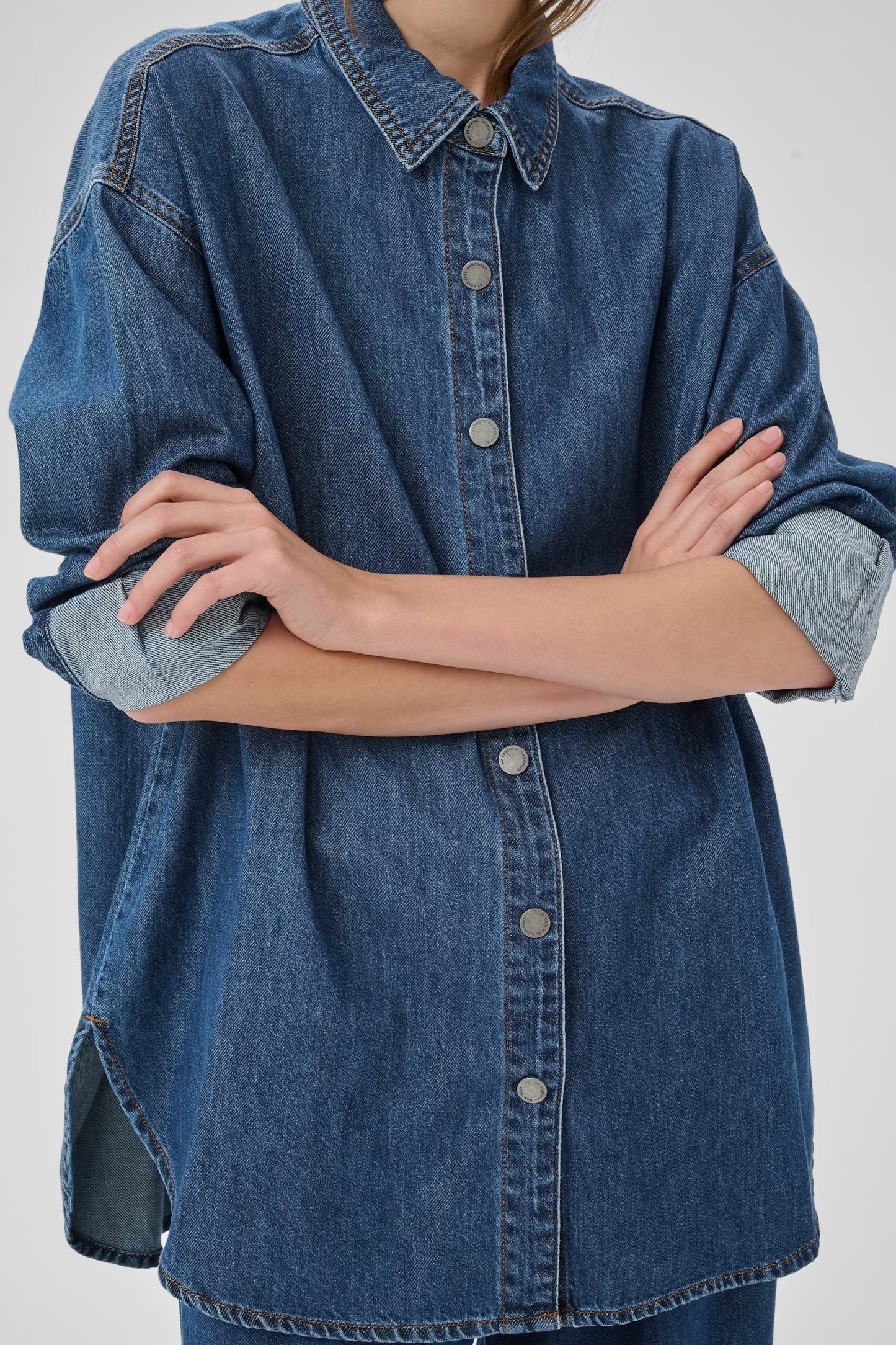 My Essential Wardrobe HilmaMW 171 Shirt - medium blue wash